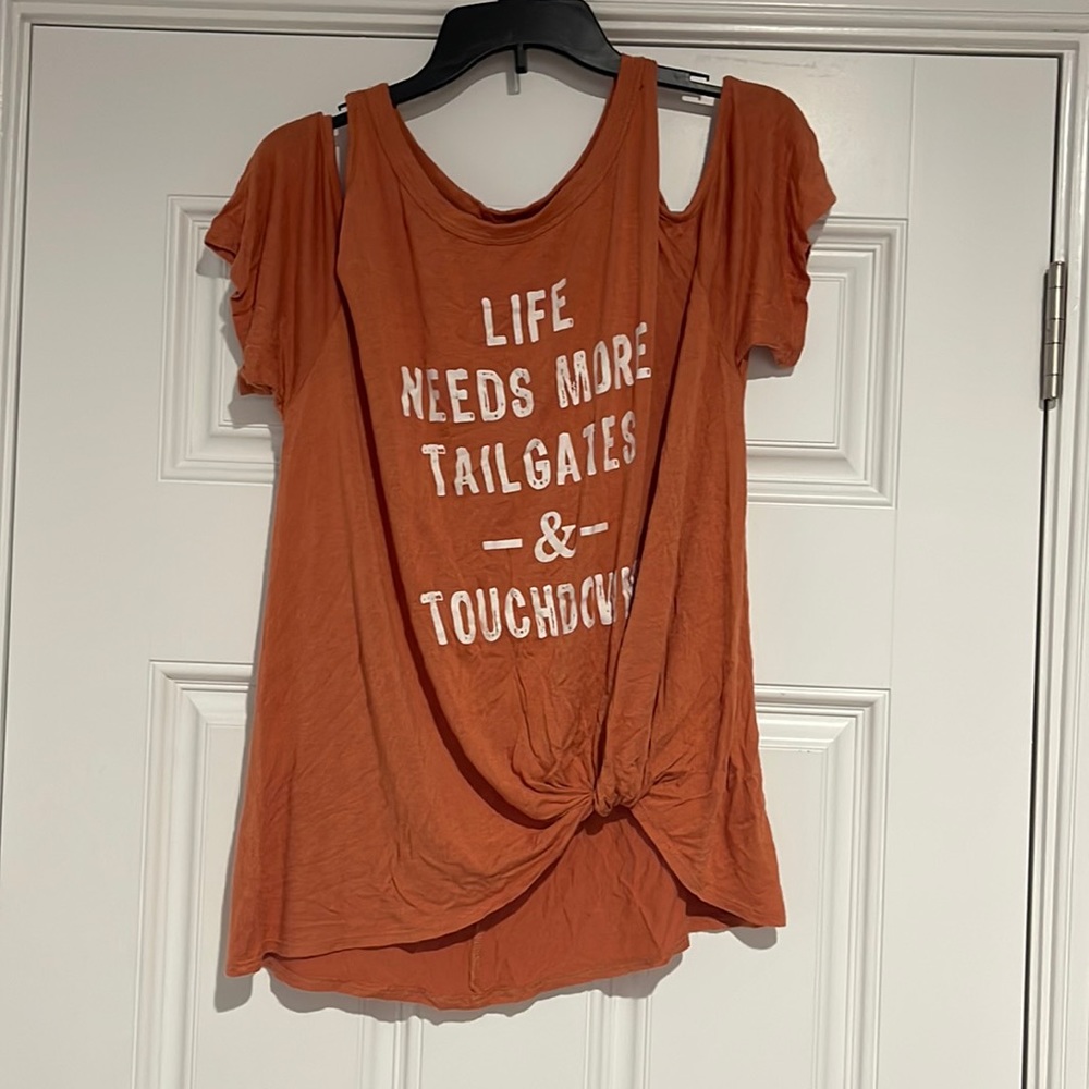 Burnt Orange Touchdown Shirt